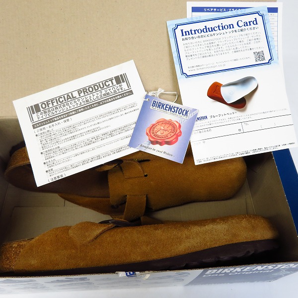 実際に弊社で買取させて頂いたBIRKENSTOCK/ビルケンシュトック BOSTON/ボストン スエードレザー サンダル 060401/26の画像 6枚目