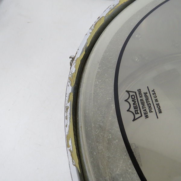実際に弊社で買取させて頂いたPearl/パール Steel shell スネア 約14×6.5の画像 5枚目