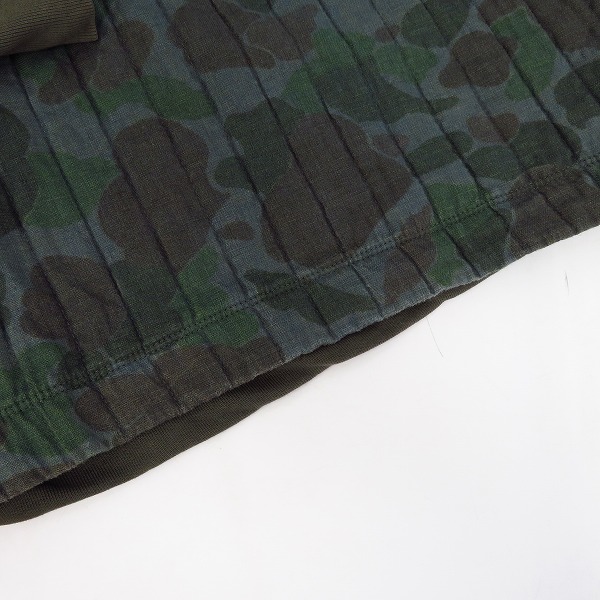 実際に弊社で買取させて頂いたDRIES VAN NOTEN/ドリス ヴァン ノッテン 切り替え長袖トレーナー/カモ Sの画像 6枚目