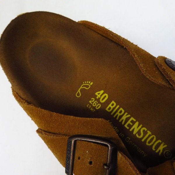 実際に弊社で買取させて頂いたBIRKENSTOCK/ビルケンシュトック BOSTON/ボストン スエードレザー サンダル 060401/26の画像 4枚目