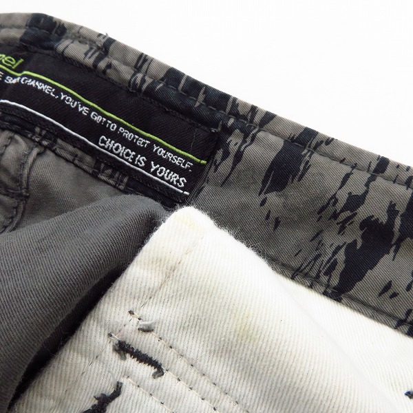 実際に弊社で買取させて頂いたBackChannel/バックチャンネル カモフラ カーゴパンツ/XLの画像 6枚目