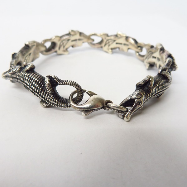 実際に弊社で買取させて頂いたCRAZY PIG/クレイジーピッグ CROCODILE BRACELET/クロコダイル ブレスレットの画像 2枚目
