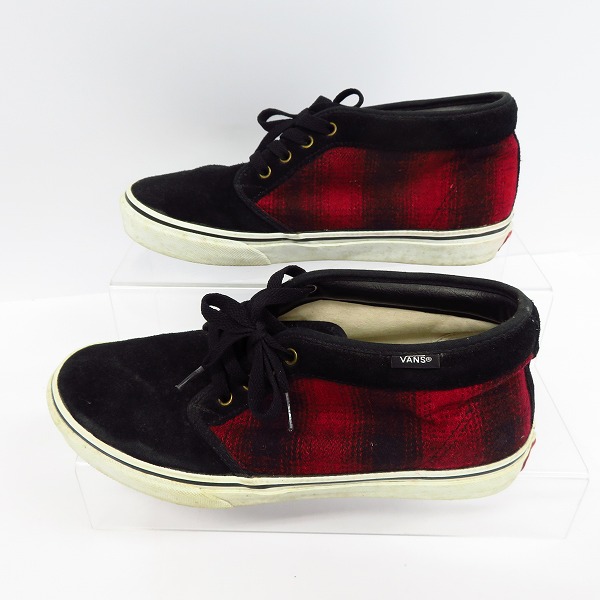 実際に弊社で買取させて頂いたVANS/バンズ チャッカスニーカー チェック柄 V49CL BC 27の画像 3枚目
