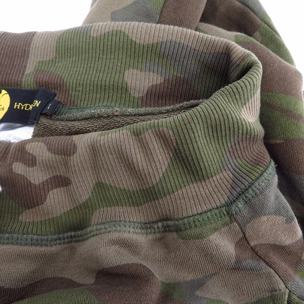 実際に弊社で買取させて頂いたHYDROGEN/ハイドロゲン ロゴ刺繍 カモフラ/迷彩柄 スウェットパンツ Lの画像 5枚目