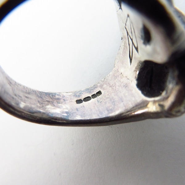 実際に弊社で買取させて頂いたCRAZY PIG/クレイジーピッグ コブラ スネークリング 19.5号の画像 7枚目