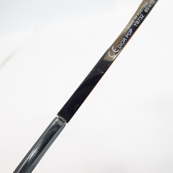 実際に弊社で買取させて頂いたChristian Dior/ディオール サングラス DIOR POP/ディオールポップ YB732の画像 6枚目