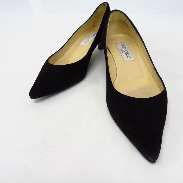 実際に弊社で買取させて頂いたJIMMY CHOO/ジミーチュウ スウェード調 パンプス　35.5