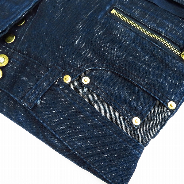 実際に弊社で買取させて頂いたDRESSCAMP/ドレスキャンプ 刺繍 装飾デニムパンツ 8276-260634/46の画像 7枚目