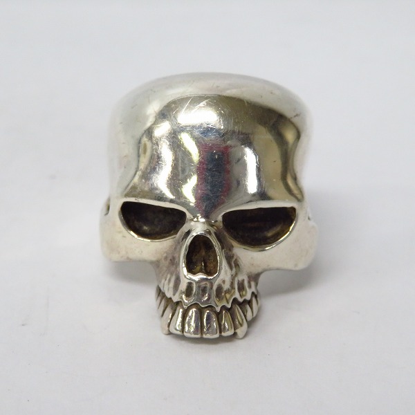 実際に弊社で買取させて頂いた【ギャラ付】CRAZY PIG/クレイジーピッグ LARGE EVIL SKULL/ラージ エビル スカルリング/13.5-14号 の画像 1枚目