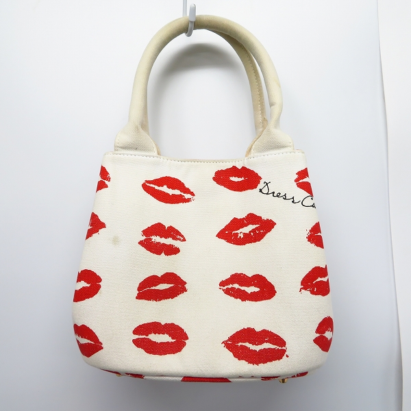 実際に弊社で買取させて頂いたdress camp/ドレスキャンプ リップ×スタッズ ハンドバッグの画像 1枚目