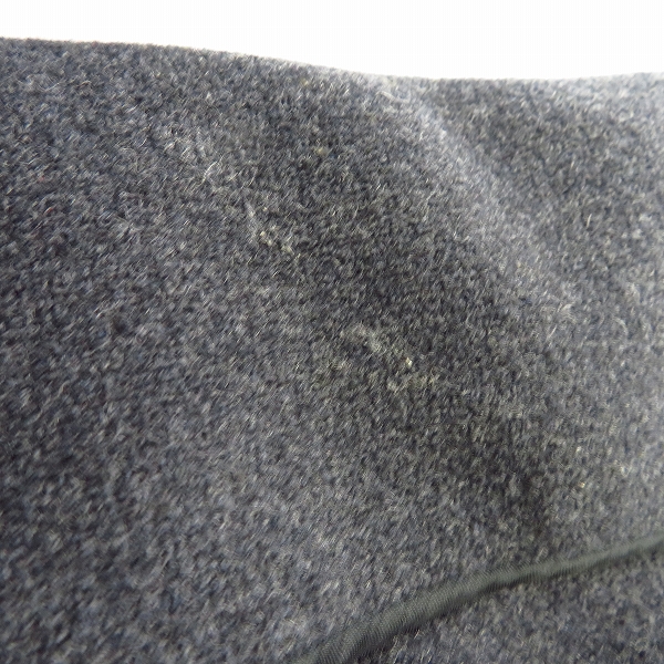 実際に弊社で買取させて頂いたGIORGIO ARMANI/ジョルジオ・アルマーニ メルトン ウールロングコート/48の画像 6枚目