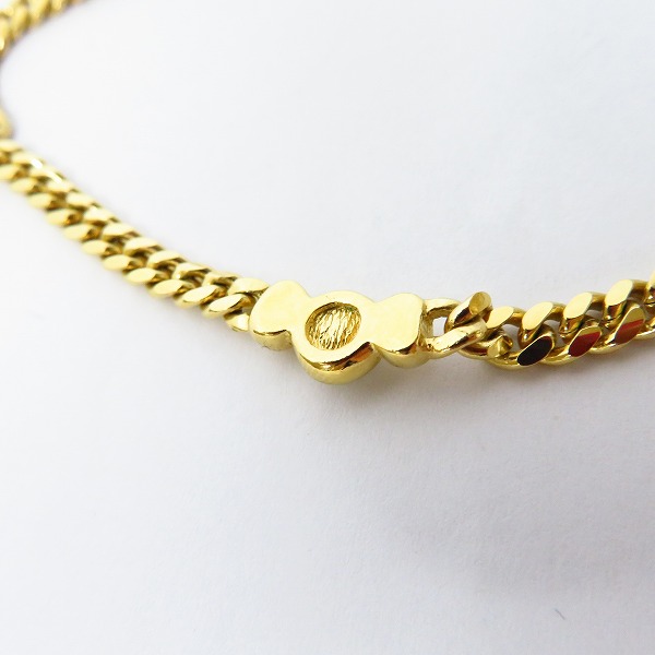 実際に弊社で買取させて頂いたChristian Dior/クリスチャンディオール オールド ゴールドネックレスの画像 2枚目