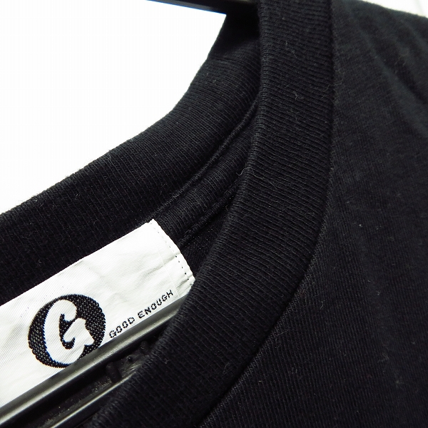実際に弊社で買取させて頂いたGOOD ENOUGH/グッドイナフ ビッグGロゴTシャツ ブラック/Sの画像 4枚目