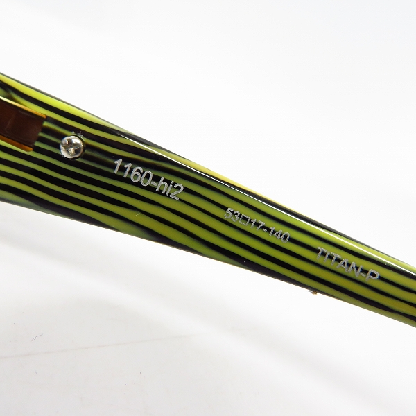 実際に弊社で買取させて頂いたLESS THAN HUMAN/レスザンヒューマン 眼鏡/メガネフレーム/アイウェア 1160-hi2の画像 4枚目