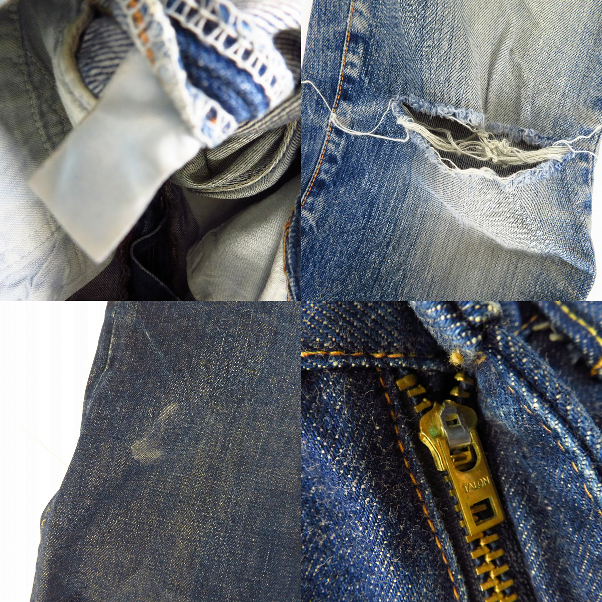 実際に弊社で買取させて頂いたBLUE BLUE/ブルーブルー デニムパンツ 2/29/30 7点セットの画像 7枚目