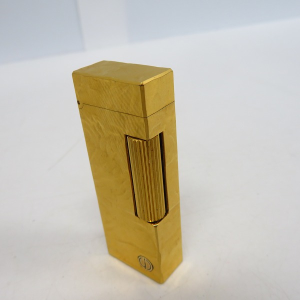 実際に弊社で買取させて頂いたdunhill/ダンヒル ロゴ入り ローラガスライター ゴールドの画像 3枚目