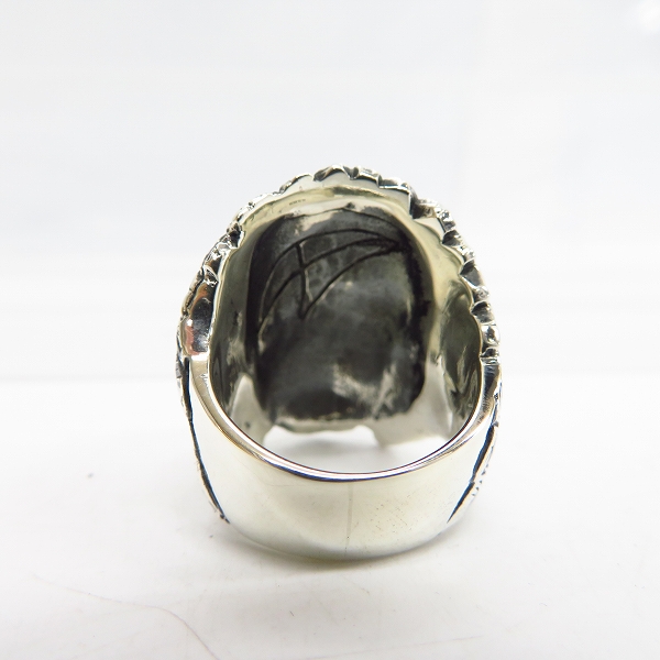 実際に弊社で買取させて頂いた【ギャラ付】CRAZY PIG/クレイジーピッグ INDIAN CHIEF/インディアンチーフ リング #134/18号の画像 3枚目