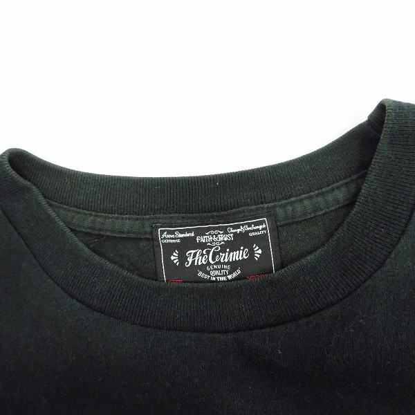 実際に弊社で買取させて頂いたCRIMIE/クライミー 胸ポケット プリント Tシャツ/ロングスリーブ カットソー/M/L 2点セットの画像 3枚目