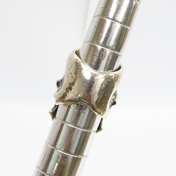 実際に弊社で買取させて頂いたL.S.D/ラウドスタイルデザイン LOUDER RING/ラウダーリング/スカル 11.5号の画像 6枚目