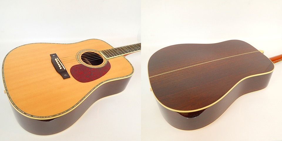 実際に弊社で買取させて頂いた★S.Yairi/Sヤイリ YD-42/N アコースティックギター ハードケース付きの画像 6枚目