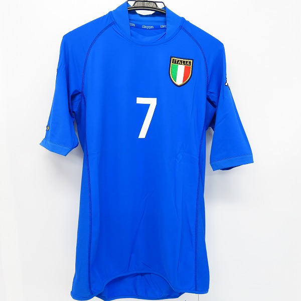実際に弊社で買取させて頂いた【未使用】Kappa/カッパ 02年 イタリア代表 デル・ピエロ #7 ユニフォーム/L