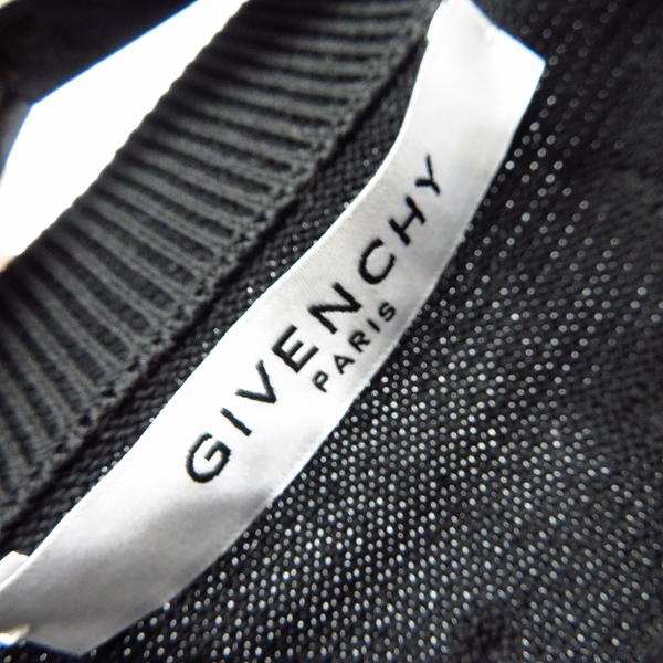 実際に弊社で買取させて頂いたGIVENCHY/ジバンシィ 18AW STARモチーフ テクニカルニット BM900D4Y0B/Lの画像 2枚目