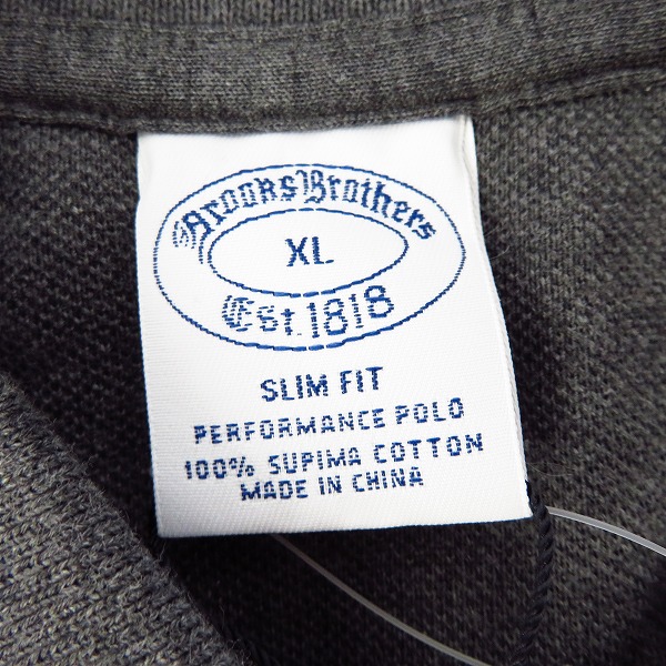 実際に弊社で買取させて頂いた【未使用】Brooks Brothers/ブルックスブラザーズ ポロシャツ/XLの画像 2枚目