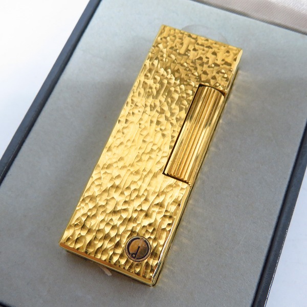 実際に弊社で買取させて頂いたdunhill/ダンヒル Rollagas/ローラ ハンマートーン ガスライター ゴールド