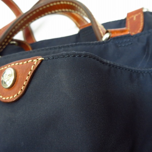 実際に弊社で買取させて頂いたDaniel&Bob/ダニエル＆ボブ レザー×ナイロン 2way チェルカトーレ トートバッグの画像 7枚目