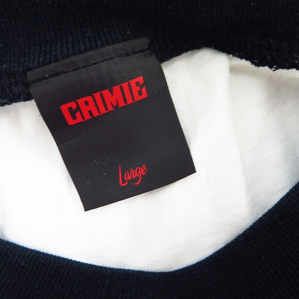 実際に弊社で買取させて頂いたCRIMIE/クライミー 胸ポケット プリント Tシャツ/ロングスリーブ カットソー/M/L 2点セットの画像 4枚目