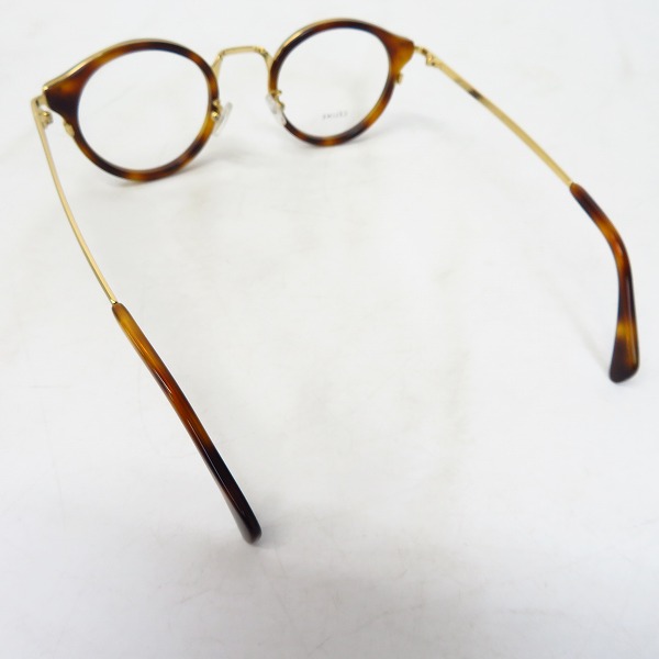 実際に弊社で買取させて頂いたCELINE/セリーヌ 眼鏡/メガネフレーム ブラウンデミ×ゴールド CL-50001U/Col.053の画像 1枚目