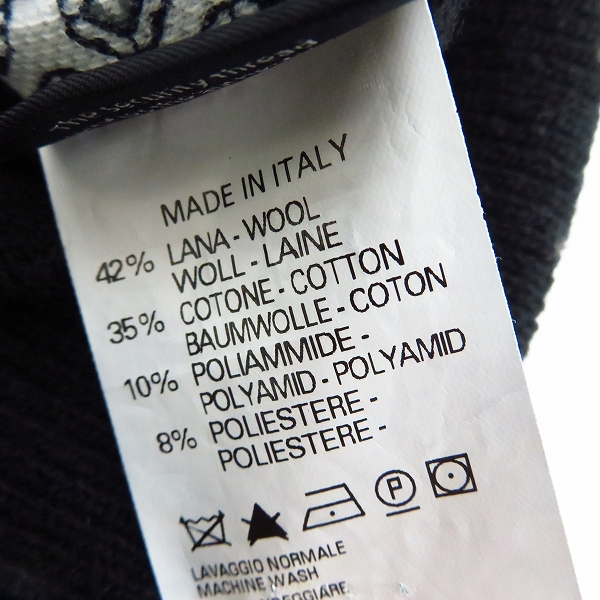 実際に弊社で買取させて頂いたHYDROGEN/ハイドロゲン H2J刺繍 ウール リブジャケット/Sの画像 3枚目