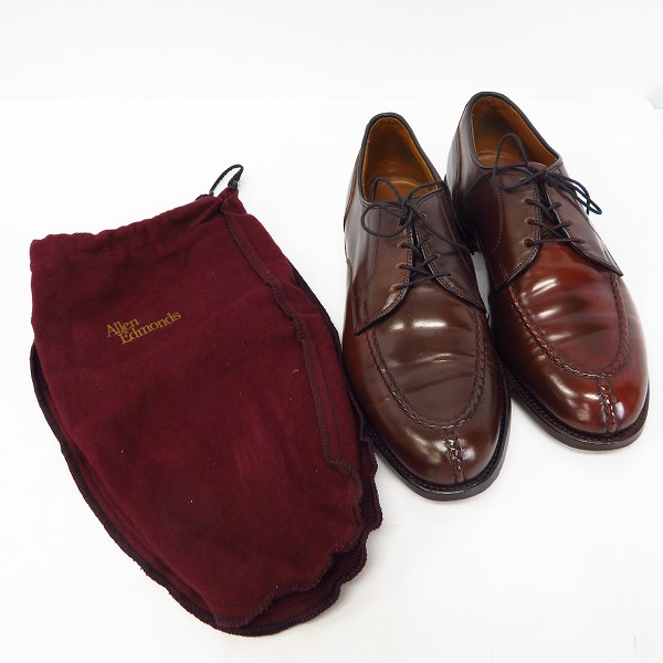 実際に弊社で買取させて頂いたAllen Edmonds/アレンエドモンズ Vチップ レザーシューズ/7.5の画像 7枚目