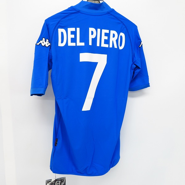 実際に弊社で買取させて頂いた【未使用】Kappa/カッパ 02年 イタリア代表 デル・ピエロ #7 ユニフォーム/Lの画像 1枚目