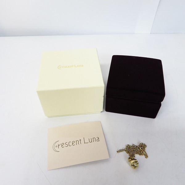 実際に弊社で買取させて頂いたCrescent Luna/クレセントルナ AMIGO/アミーゴ アップル ネックレスの画像 6枚目