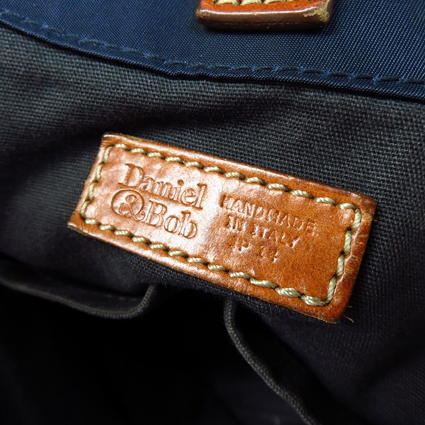 実際に弊社で買取させて頂いたDaniel&Bob/ダニエル＆ボブ レザー×ナイロン 2way チェルカトーレ トートバッグの画像 4枚目