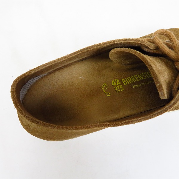 実際に弊社で買取させて頂いたBIRKENSTOCK/ビルケンシュトック スエードレザー スニーカー/27の画像 4枚目