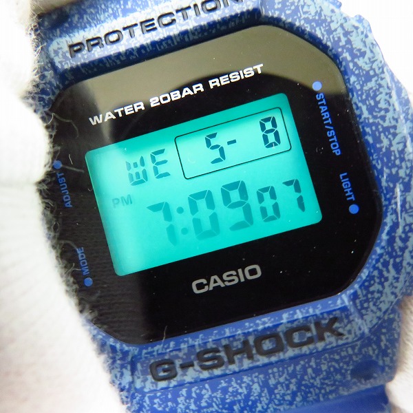 実際に弊社で買取させて頂いたG-SHOCK/Gショック デニムドカラー スクエアモデル/DW-5600DE-2JFの画像 5枚目