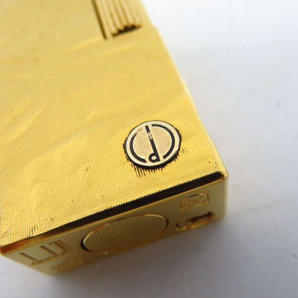 実際に弊社で買取させて頂いたdunhill/ダンヒル ロゴ入り ローラガスライター ゴールドの画像 6枚目