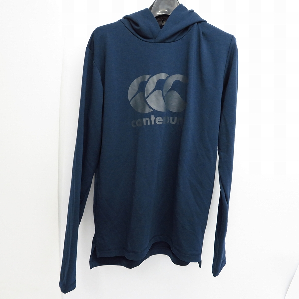 実際に弊社で買取させて頂いた【未使用】CANTERBURY/カンタベリー ロゴプリント プルオーバーパーカー/XL