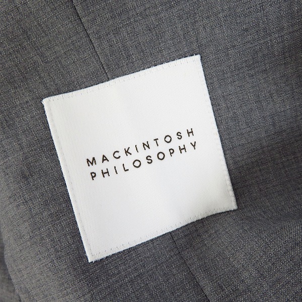 実際に弊社で買取させて頂いた【未使用】MACKINTOSH PHILOSOPHY/マッキントッシュフィロソフィー 2B ジャケット/36Rの画像 2枚目