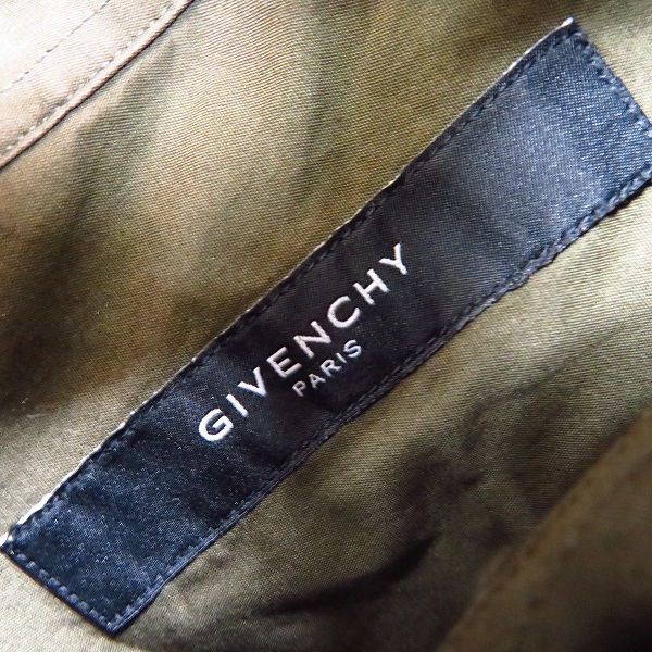 実際に弊社で買取させて頂いたGIVENCHY/ジバンシィ コットン チェック切替 長袖シャツ15/38の画像 2枚目