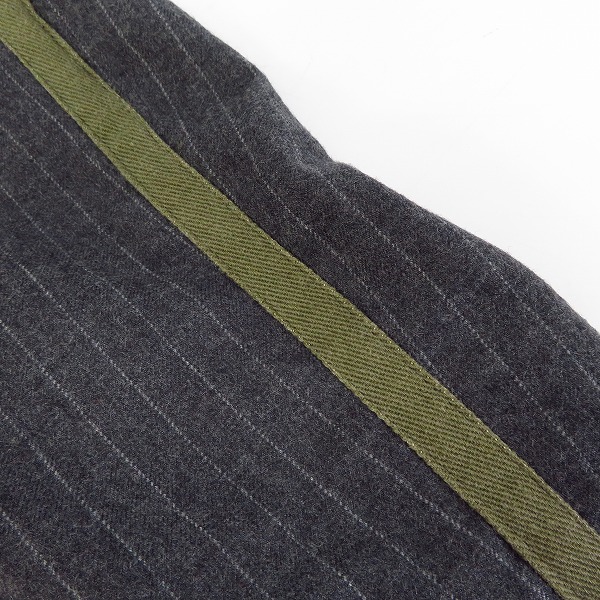 実際に弊社で買取させて頂いたHEAD PORTER PLUS/ヘッドポータープラス ライン ウールストライプ スラックス/Mの画像 7枚目