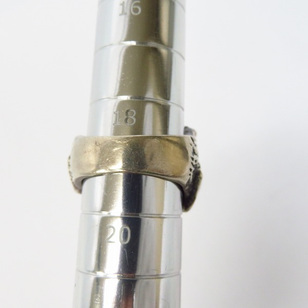 実際に弊社で買取させて頂いたCRAZY PIG/クレイジーピッグ フロッグスカルリング 19号の画像 7枚目