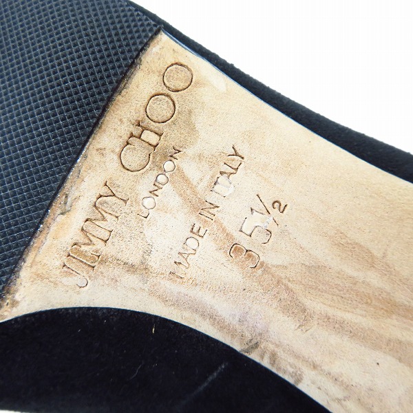 実際に弊社で買取させて頂いたJIMMY CHOO/ジミーチュウ スウェード調 パンプス　35.5の画像 5枚目