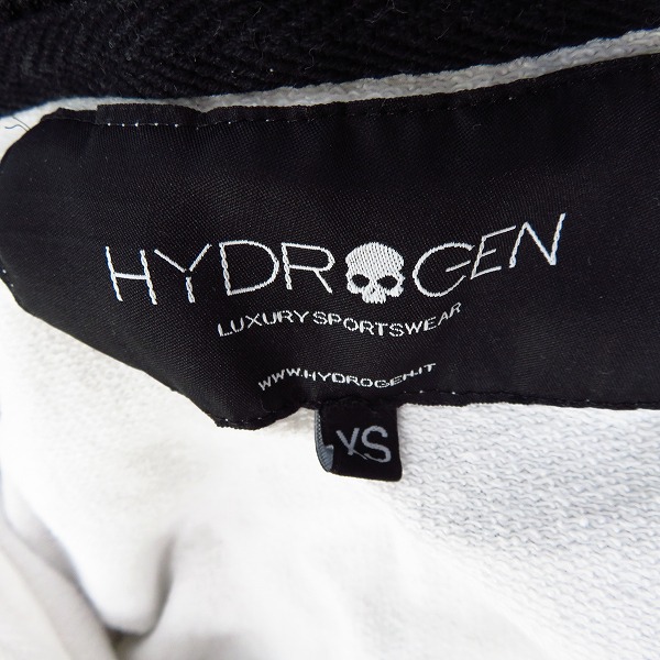 実際に弊社で買取させて頂いたHYDROGEN/ハイドロゲン サイドジップ スカル/スター プリントパーカー XSの画像 2枚目
