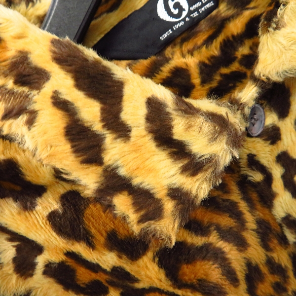 実際に弊社で買取させて頂いたGOODENOUGH/GDEH/グッドイナフ レオパード 半袖シャツ/Mの画像 3枚目