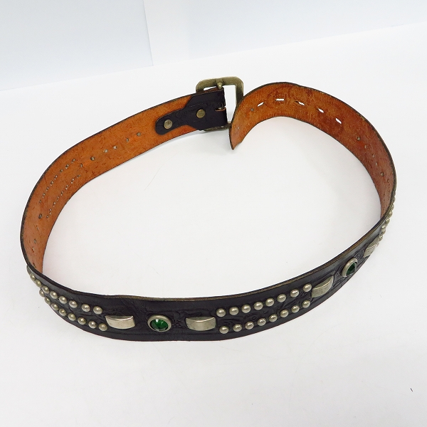 実際に弊社で買取させて頂いたTENDERLOIN×HTC×PORTER/テンダーロイン×HTC×ポーター T-STUDS BELT スタッズベルト 32の画像 7枚目