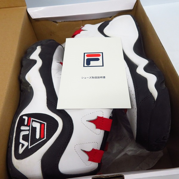 実際に弊社で買取させて頂いたFILA/フィラ THE 95 RETRO Grant Hill スニーカー バスケットシューズ 1VB90072-122/US8.5の画像 8枚目