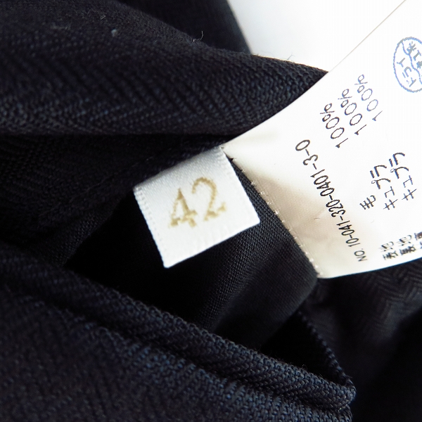 実際に弊社で買取させて頂いたEDIFICE/エディフィス ウール 2B テーラードジャケット/42の画像 3枚目